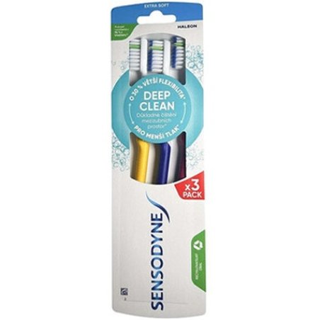 Sensodyne Deep Clean Extra Soft Toothbrush Pack Of 3
