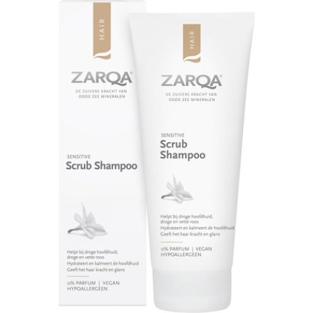 Zarqa Hair Shampoo Scrub Sensitive Gentle Cleansing For Sensitive Scalps