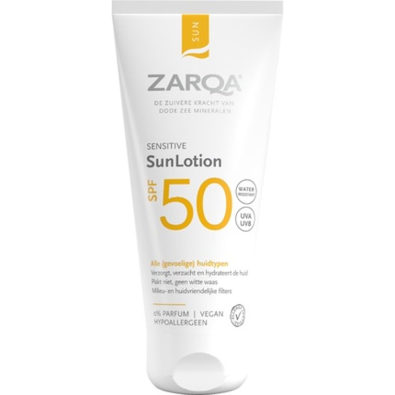 Zarqa Sun Lotion Sensitive Spf 50 High Protection For Sensitive Skin