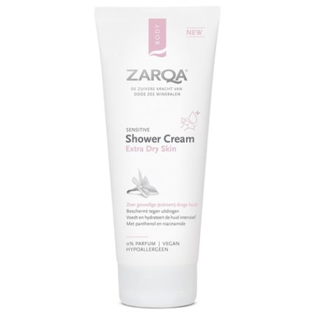 Zarqa Body Shower Cream For Dry Skin Sensitive Gentle Cleansing For Sensitive Skin