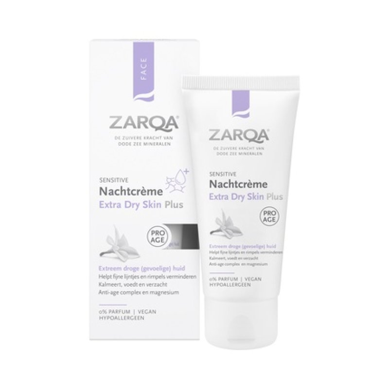 Zarqa Face Night Cream Extra Dry Skin Plus Sensitive