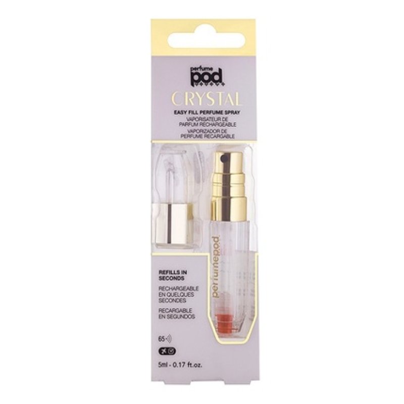 Travalo Atomizer Perfumepod Crystal Perfume Spray Gold 5ml