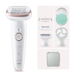 Braun Silk-épil 9 SkinSpa 40 tweezers Rose gold, White