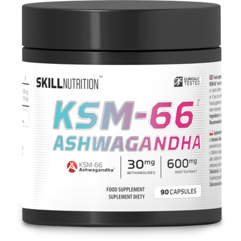 Skill Nutrition Ksm66 Ashwagandha 90 Vegan Capsules