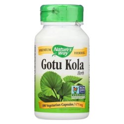 Nature's Way Gotu Kola Herb Vegetarian Capsules 100 Ct