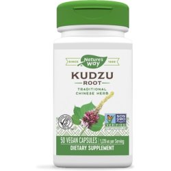 Nature's Way Herbal Kudzu Root 1226mg Per Serving 50 Vegan Capsules