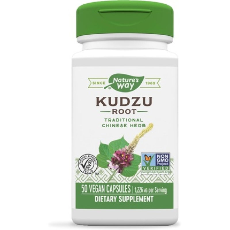 Nature's Way Herbal Kudzu Root 1226mg Per Serving 50 Vegan Capsules