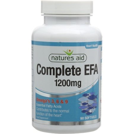 Natures Aid Complete EFA Omega 3 6 9 90 Capsules