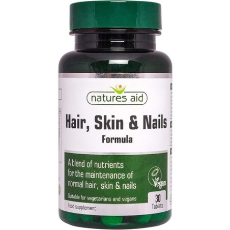 Naturen Beihilfe Haare Haut & Nägel Supplement 30 Tablets