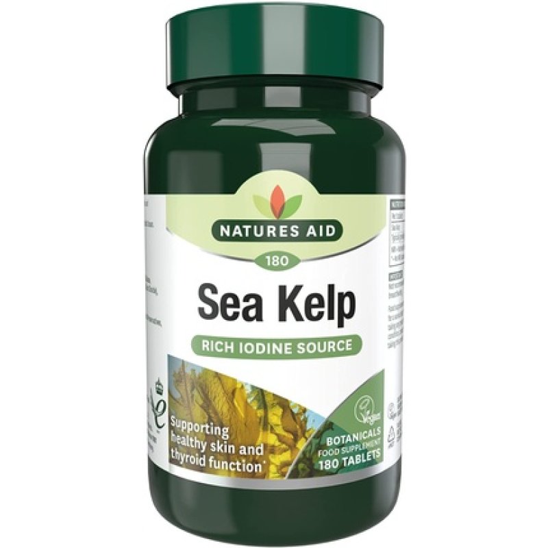 Natures Aid Natures Aid Kelp - 187mg Providing 150ug Iodine 180