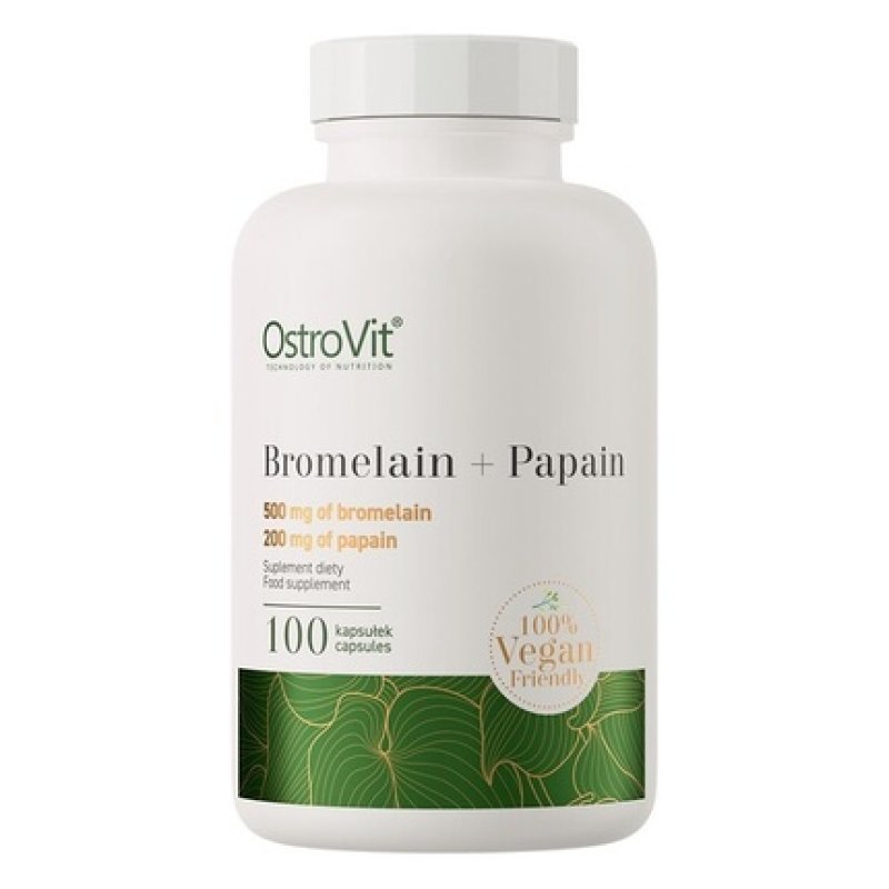 Ostrovit Bromelain Papain 100 Capsules