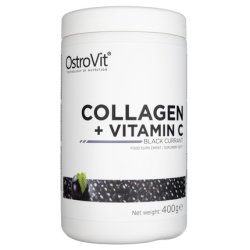 OstroVit Collagen Vitamin C Blackcurrant 400g