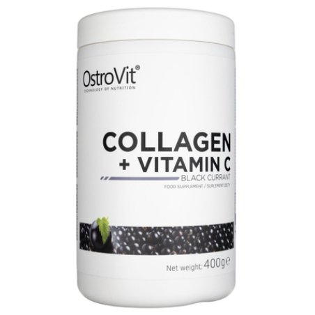 OstroVit Collagen Vitamin C Blackcurrant 400g