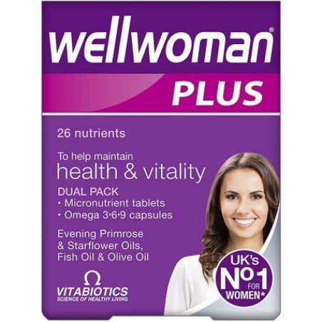 Vitabiotics Wellwoman Plus Omega 3 6 9 56 Tablets Capsules