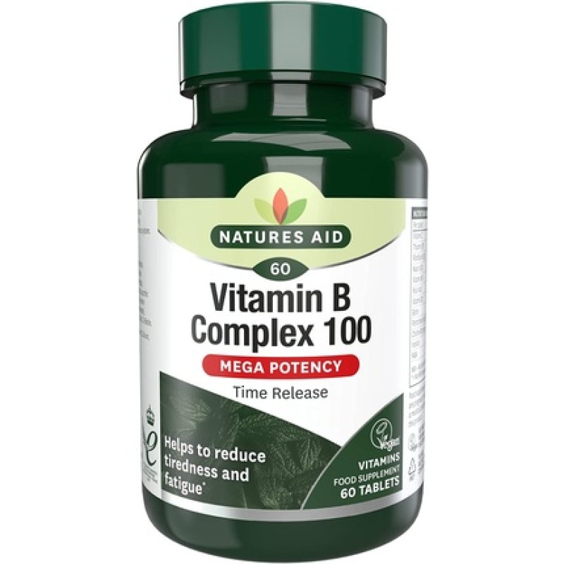 Vitamin B Complex 100mg 60 Tablets