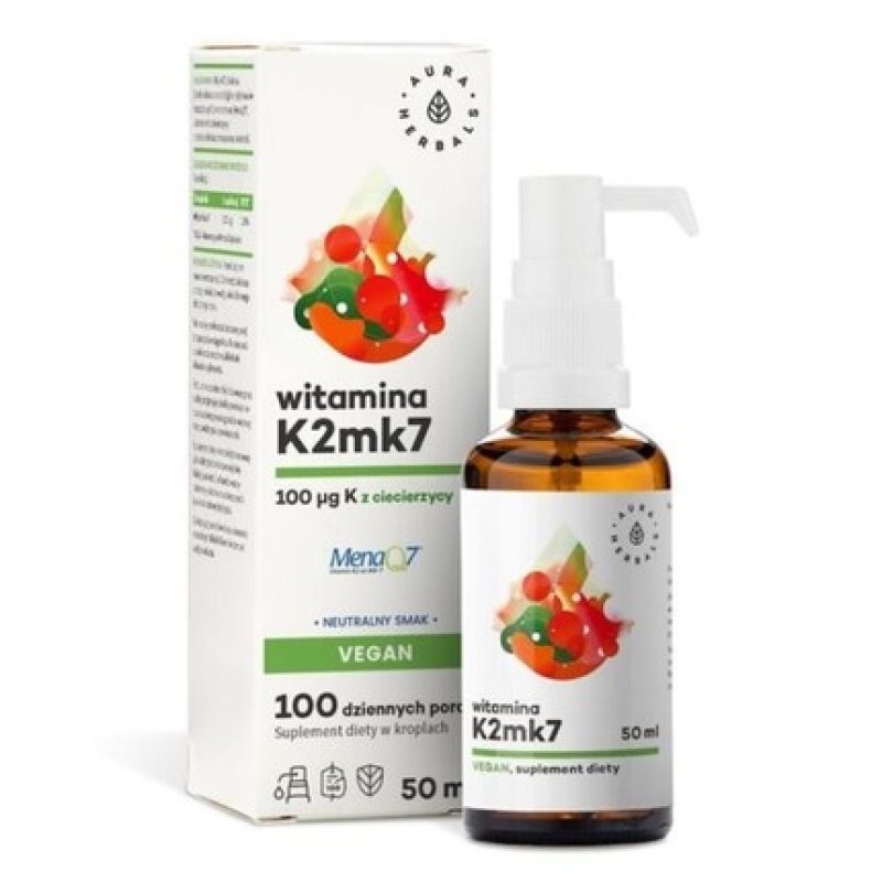 Aura Herbals Vitamin K2 100mcg Vegan 50ml