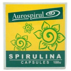 Aurospirul Spirulina 100 Capsules for Cleansing and Deacidification