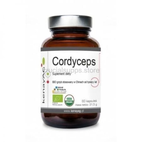 Kenay Cordyceps 525mg Herbal Supplement 60 Capsules