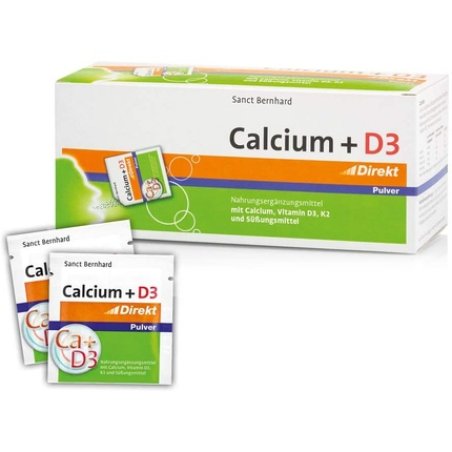 Sanct Bernhard Calcium D3 Direct Powder for Bone Health 60 Sachets