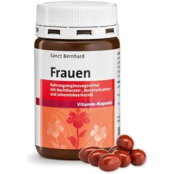 Sanct Bernhard Women's Vitamin Capsules with Evening Primrose Oil, Vitamins E, B, Biotin, Folic Acid 60 Capsules