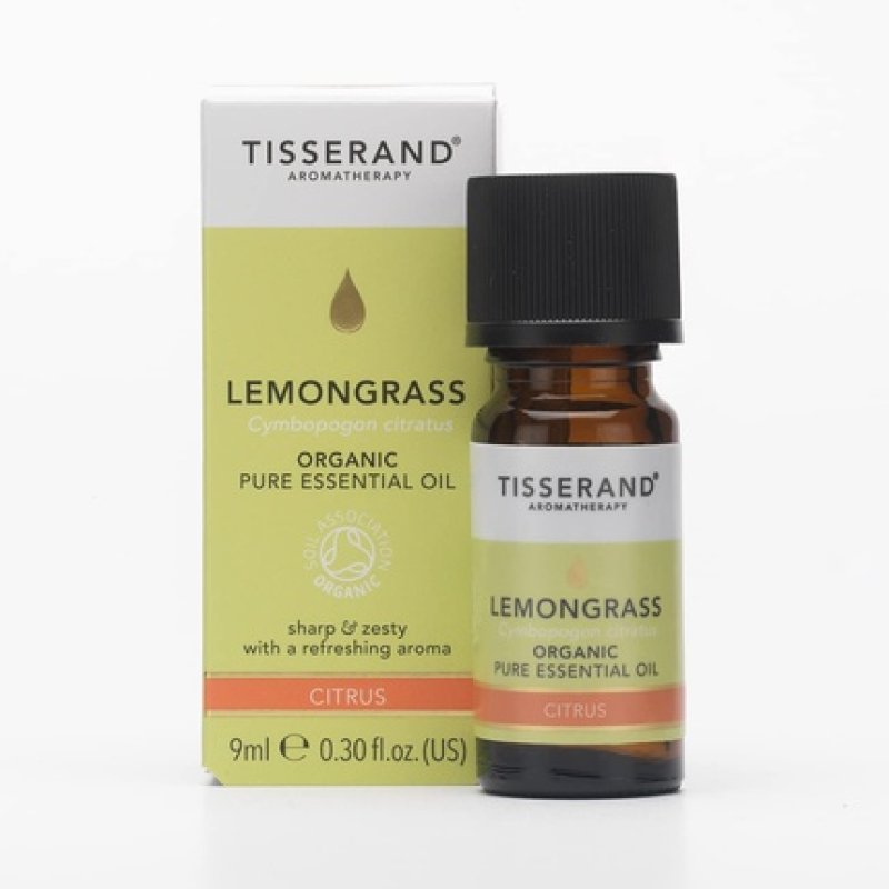 Tisserand Aromatherapy Lemongrass Essential Oil Ethically Harvested 9ml