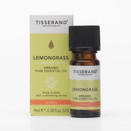 Tisserand Aromatherapy Lemongrass Essential Oil Ethically Harvested 9ml