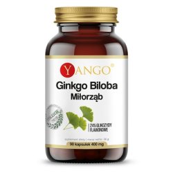 YANGO Ginkgo Biloba 400mg 90 Capsules - Improves Hearing and Vision