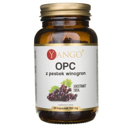 Yango OPC 95% Grape Seed Extract 90 Capsules