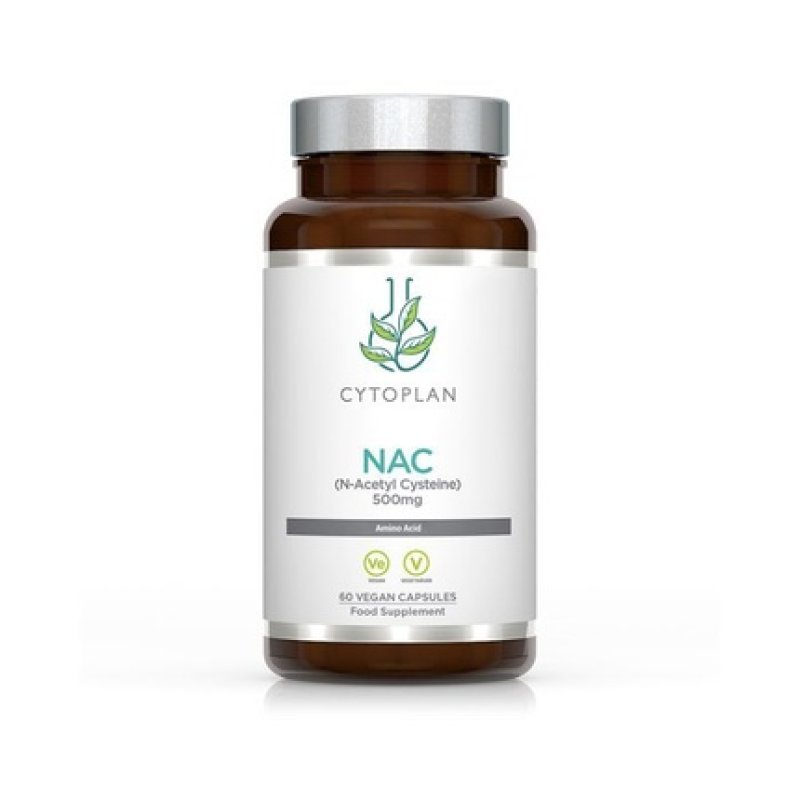 Cytoplan Nacetyl Cysteine 60 Vegetable Capsules