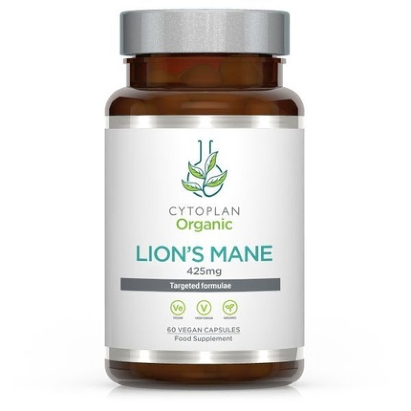 Cytoplan Lion's Mane 60 Vegetable Capsules