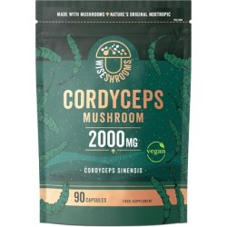Cordyceps Capsules 2000mg Mushroom Extract Supplement 90 Capsules