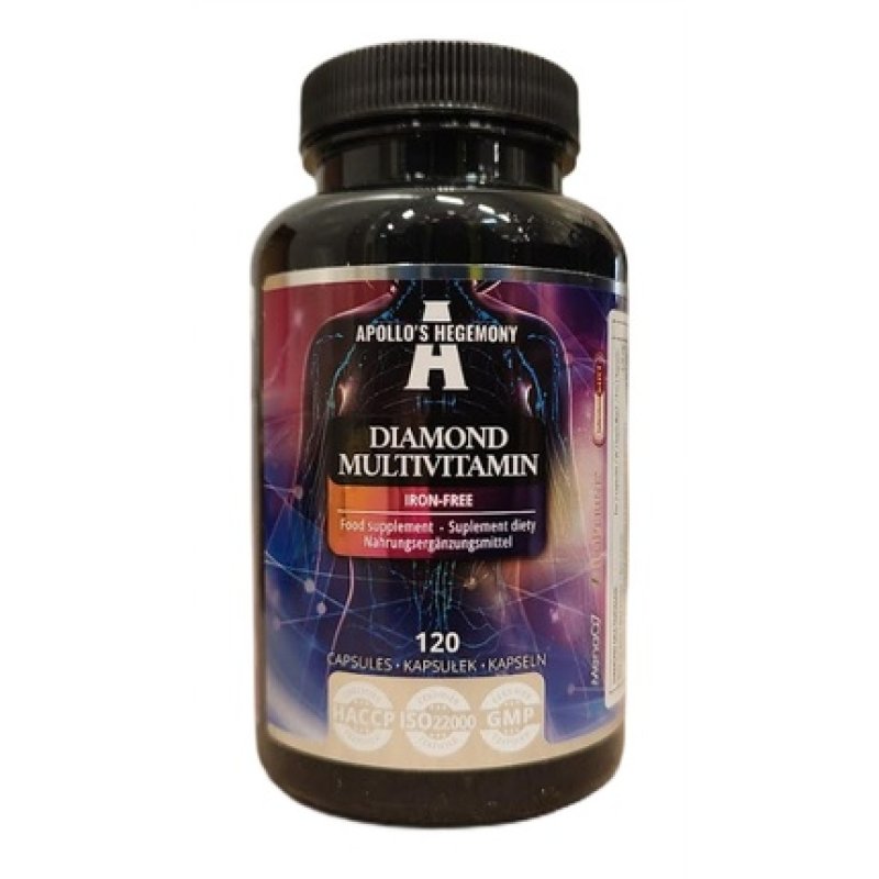 Apollo's Hegemony Diamond Multivitamin Ironfree 120 Vegetable Capsules