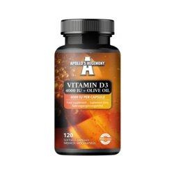Apollo's Hegemony Vitamin D3 4000 International Units Olive Oil 120 Softgels