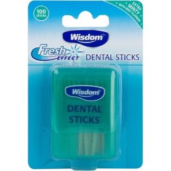 Wisdom Dental Tooth Sticks Picks Fresh Breath Mint Oral Mouth Health Hygiene 100 sticks