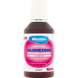 Wisdom Chlorhexidine Mouthwash Original Alcohol Free 300ml