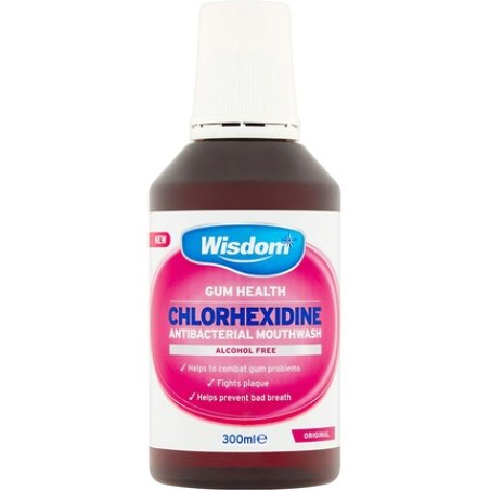 Wisdom Chlorhexidine Mouthwash Original Alcohol Free 300ml