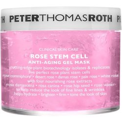Peter Thomas Roth Rose Stem Cell Antiageing Gel Mask With Rose Water Pink Canina Aloe Vera Vitamin A And Vitamin C