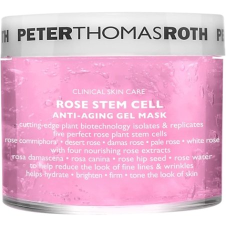 Peter Thomas Roth Rose Stem Cell Antiageing Gel Mask With Rose Water Pink Canina Aloe Vera Vitamin A And Vitamin C