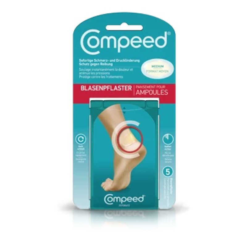 Compeed Blasenpflaster Medium 4,2 x 6,8 cm 5 pièce(s)