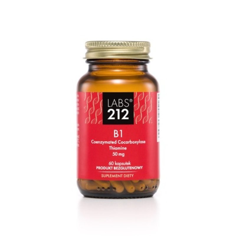 Labs212 Coenzymated Cocarboxylase Vitamin B1 60 Capsules