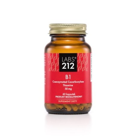Labs212 Coenzymated Cocarboxylase Vitamin B1 60 Capsules