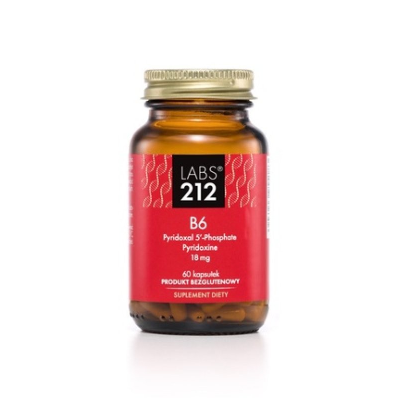 Labs212 Vitamin B6 Pyridoxal 5 Phosphate And Pyridoxine Supplement 60 Capsules