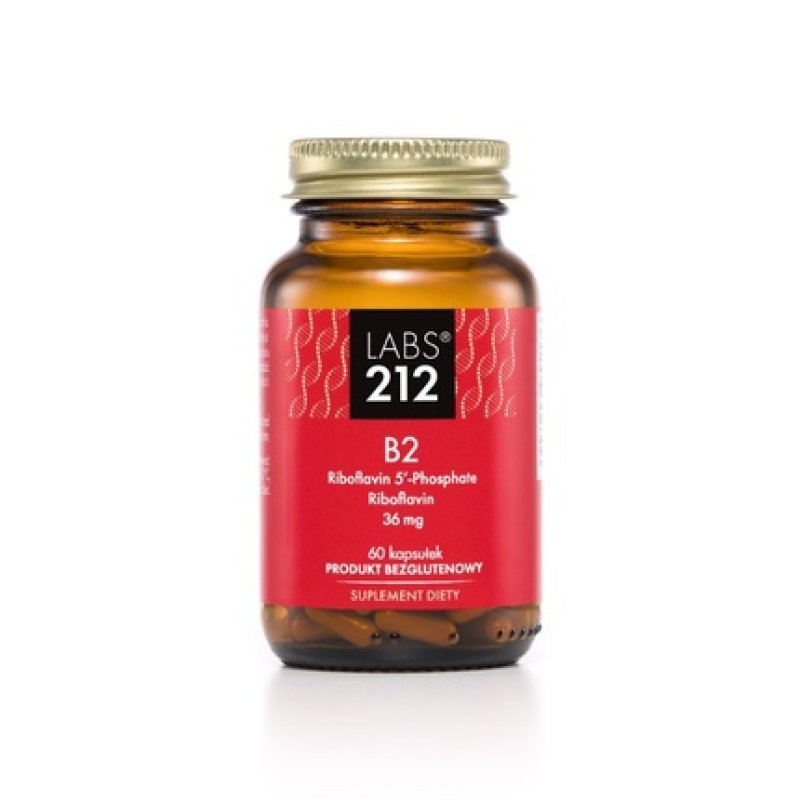 Labs212 Vitamin B2 Riboflavin 5 Phosphate And Riboflavin Supplement 60 Capsules