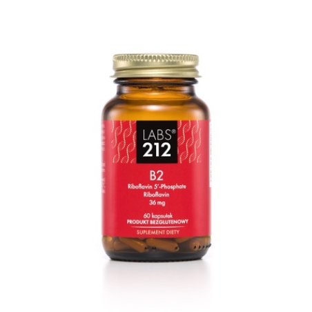 Labs212 Vitamin B2 Riboflavin 5 Phosphate And Riboflavin Supplement 60 Capsules