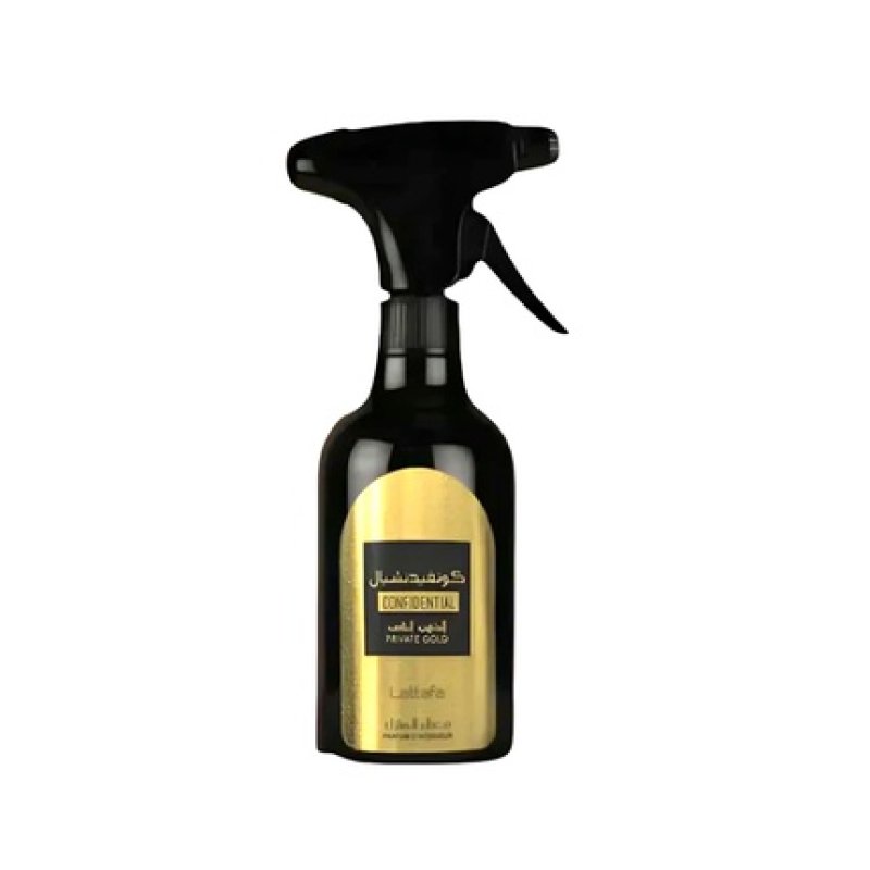 Lattafa Lattafa Confidential Private Gold Mai Frash Room Spray 450ml Unisex Fragrance