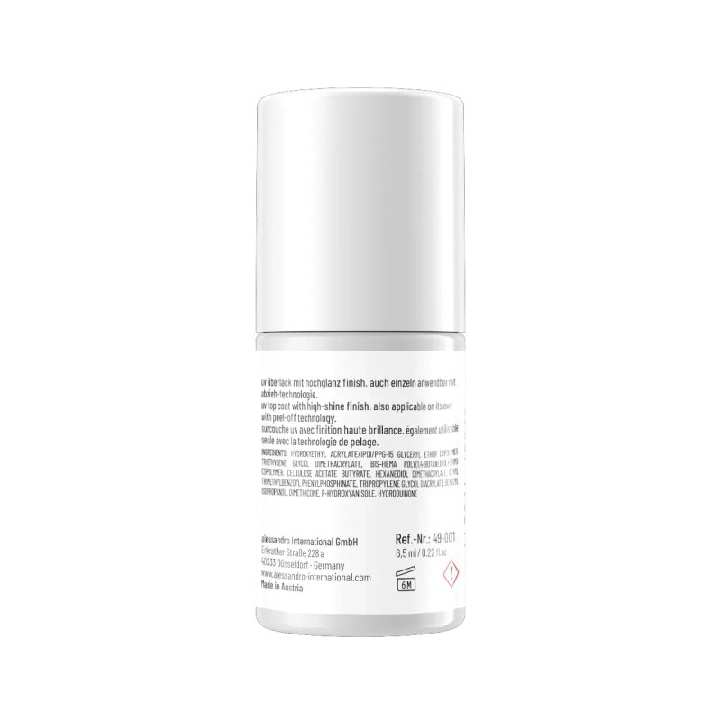 Alessandro Striplac Uv Top Coat Clear 65ml