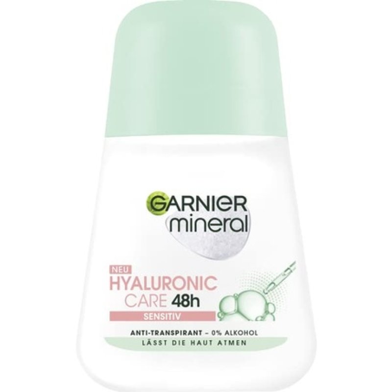 Garnier Mineral Deo Roll-on Hyaluronic Care 48h Anti-Transpirant 50ml