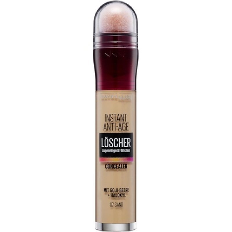 Maybelline New York Concealer Pen Instant Anti-Age Effect Eraser with Micro Erase Applicator 6.8ml No. 07 Sand
