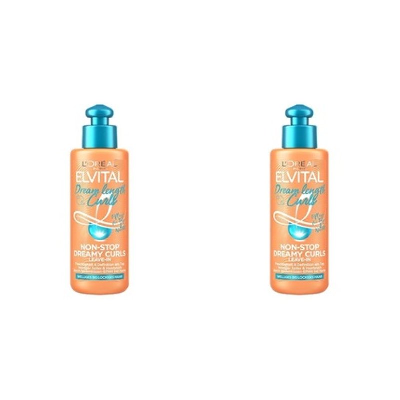 L'Oréal Paris Elvital Leave-In Conditioner for Defined Curls Anti-Frizz Hair Treatment for More Bounce and Grip Dream