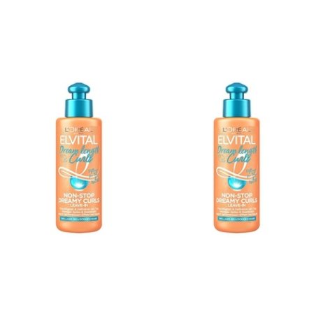 L'Oréal Paris Elvital Leave-In Conditioner for Defined Curls Anti-Frizz Hair Treatment for More Bounce and Grip Dream